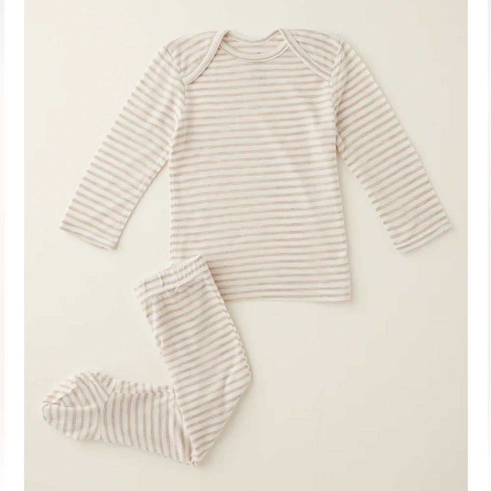Solly Baby Sleeper- 0-3M - Driftwood Stripe